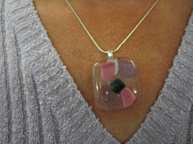Glass fused pendant