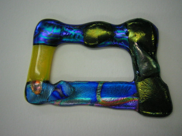 Fused dichroic glass