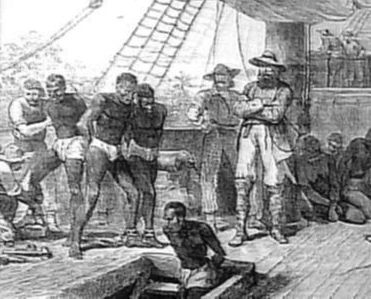 Aboard a slave ship